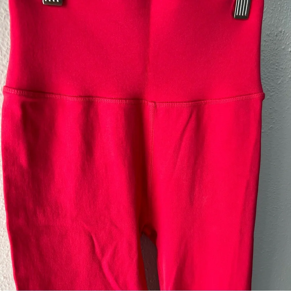Fabletics Cherry red sculpt knit full legging